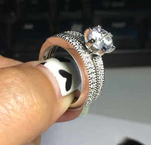 MUNIRA Handcrafted Sterling Silver Ring Set