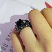 Load image into Gallery viewer, ANDALUSIA ring set in Black