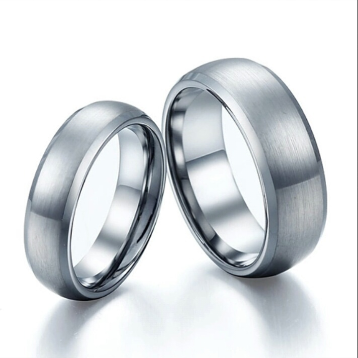 HIS and HERS titanium Bands With engraving