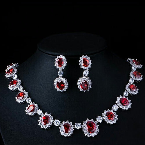 ISABELLA jewelry set - RUBY