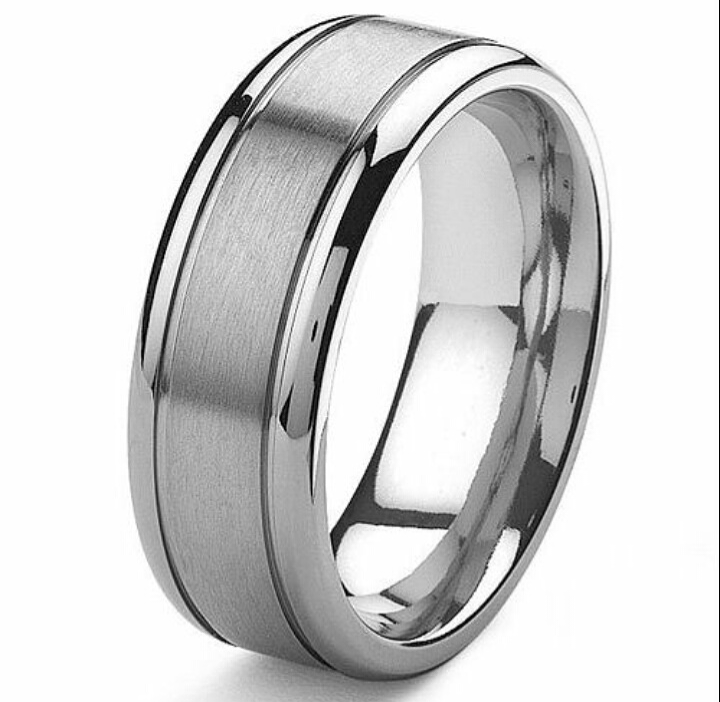 mens titanium wedding/anniversary ring -without engraving