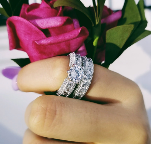 ASUMAN Sterling Silver ring set