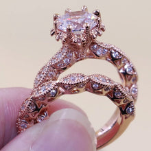 Load image into Gallery viewer, ALOHA Rose Gold Filled Ring Set