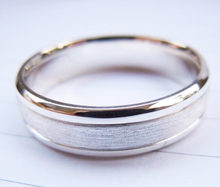 Load image into Gallery viewer, KLEIN Mens Handcrafted Sterling Silver wedding band