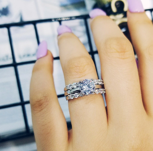 EMIRATES Sterling Silver Ring Set