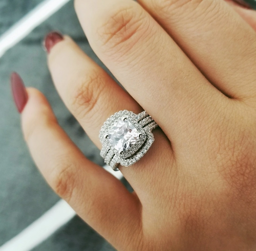 NAOMI Sterling silver ring set (readymade)
