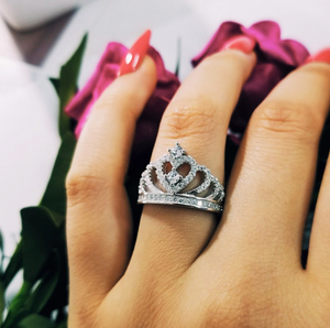PRINCESS LILY Sterling silver ring