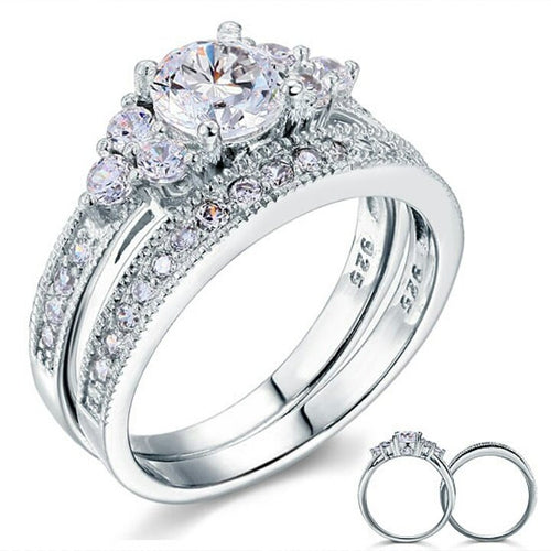 IVY Sterling Silver ring set