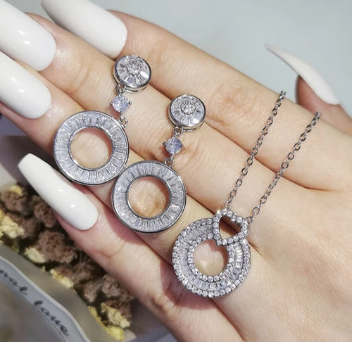 MELEK necklace & earrings set