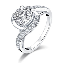 Load image into Gallery viewer, FAITH handcrafted ring with Lab diamonds