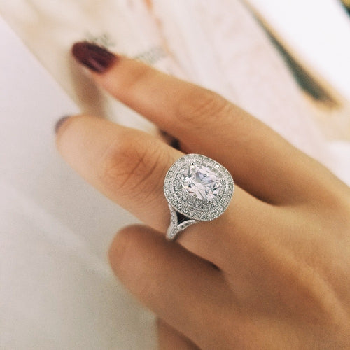 DILARA Silver filled ring