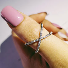 Load image into Gallery viewer, AIZA adjustable criss cross ring
