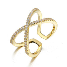 Load image into Gallery viewer, AIZA adjustable criss cross ring